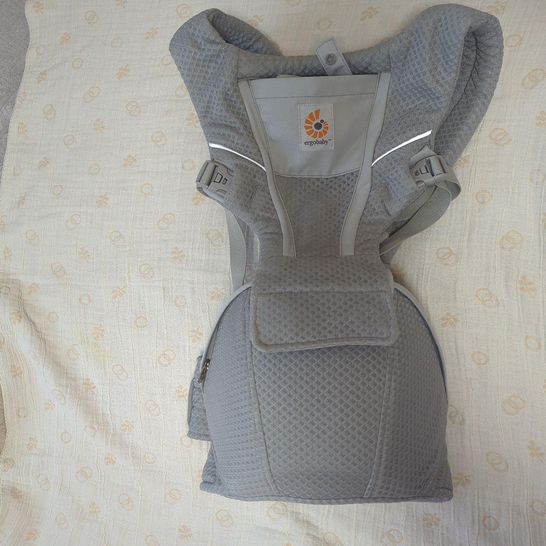 ゆきまる　エルゴベビー 抱っこ紐 グレー メッシュ