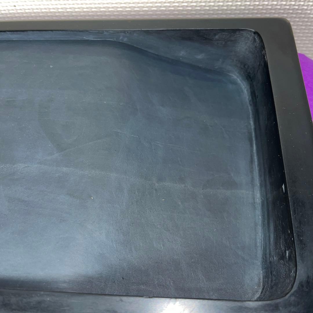 ⭕️雨畑硯　超大型長方硯　玄林雨畑　甲州銘石　硯界最高5kg近く