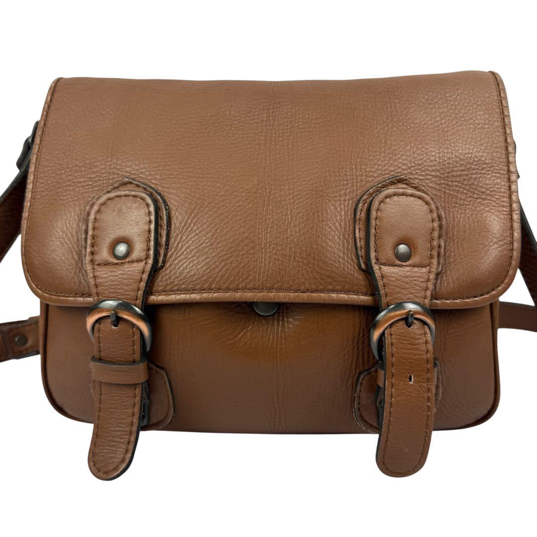 PORTER ポーター バロン メッセンジャーバッグ 斜めがけ レザー ブラウン