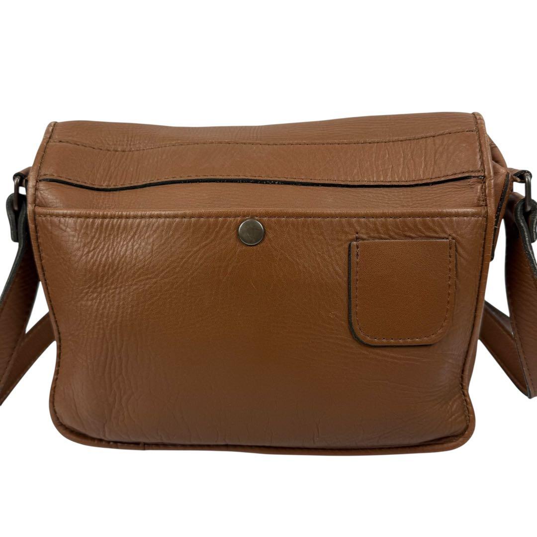 PORTER ポーター バロン メッセンジャーバッグ 斜めがけ レザー ブラウン