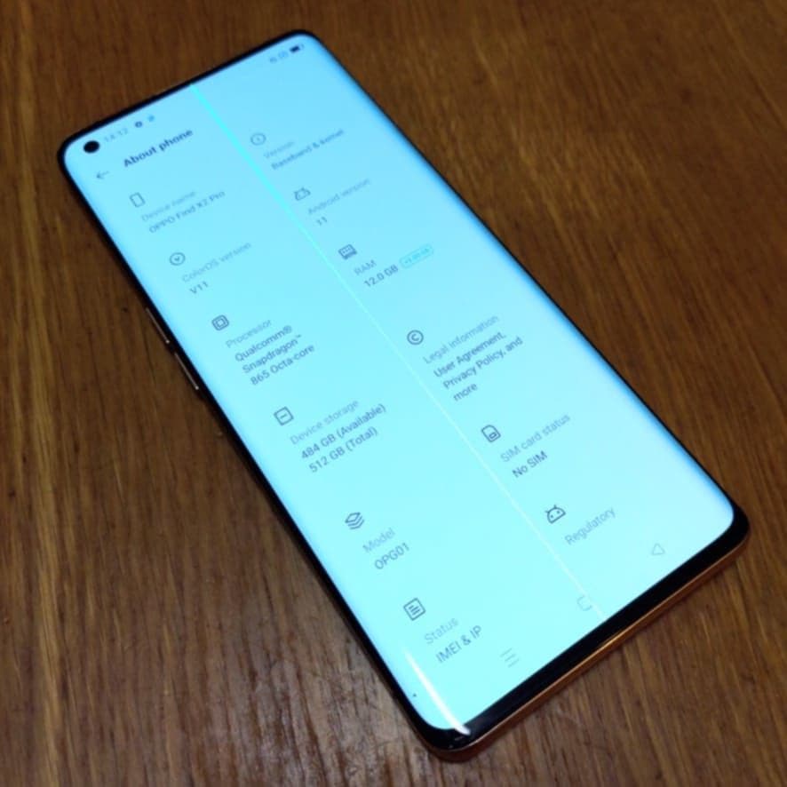oppo find x2 pro au版　ジャンク