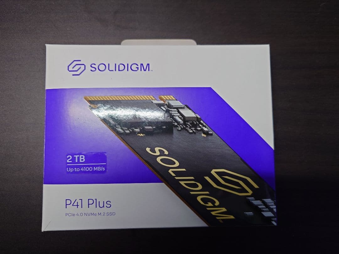 SOLIDIGM P41 Plus 2TB SSD ほぼ未使用