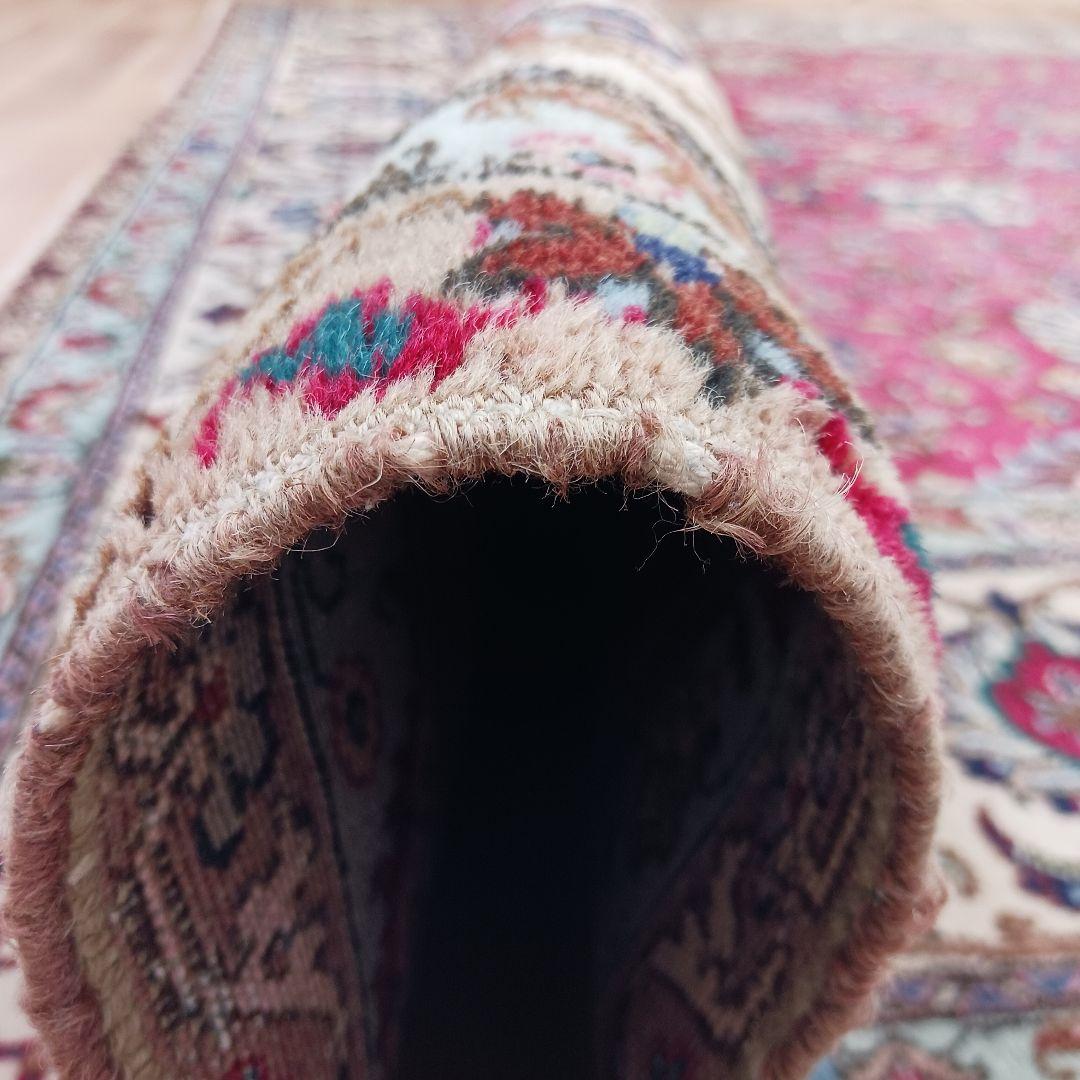 Y2023 ペルシャ絨毯 ウール 手織り 特大 412×313㎝ 工房サイン