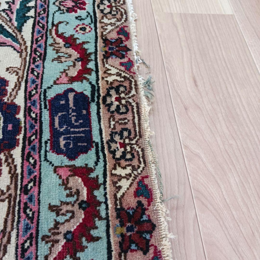 Y2023 ペルシャ絨毯 ウール 手織り 特大 412×313㎝ 工房サイン