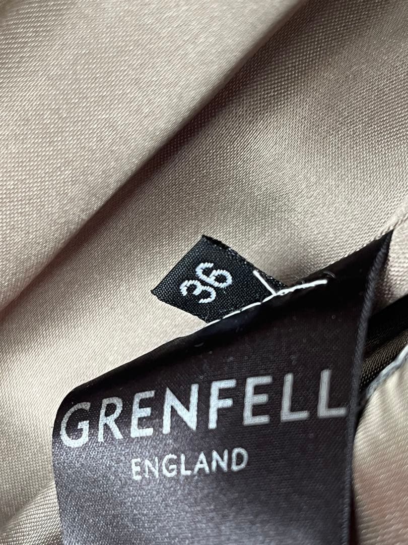 GRANDELL コート　36 グレンフェル ステンカラー バルマカーン