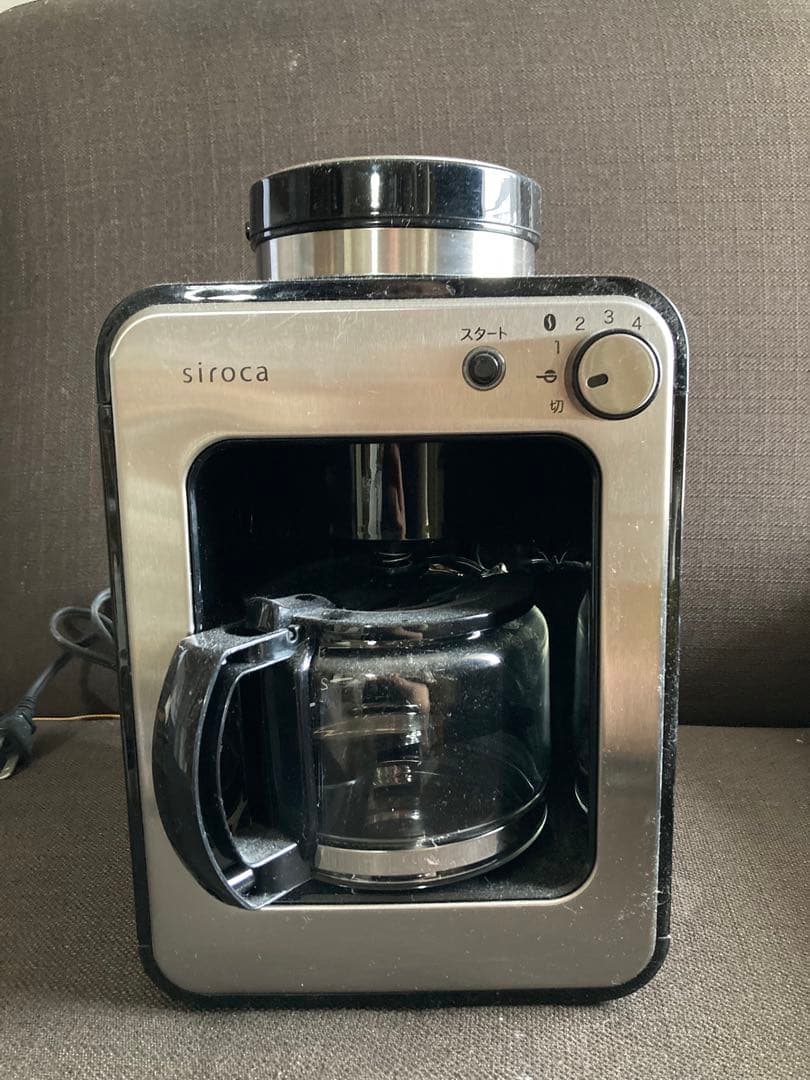値下げ　未使用　siroca 全自動コーヒーメーカー SC-A221