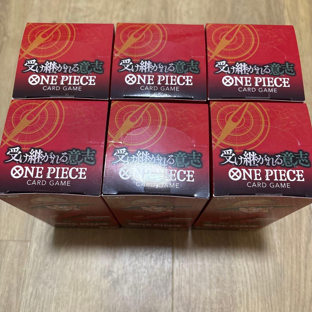 ワンピースカード 受け継がれる意志 6BOX テープ付き 新品未開封