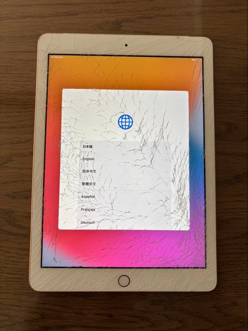 第6世代iPad 画面割れ