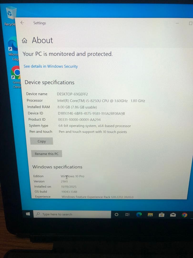 Windowsタブレット本体 DELLlatitude5290 Windows