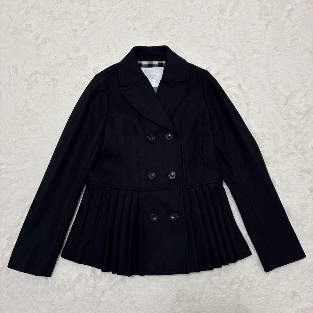 BURBERRY CHILDREN ウールコート 12Y 52cm チェック裏地