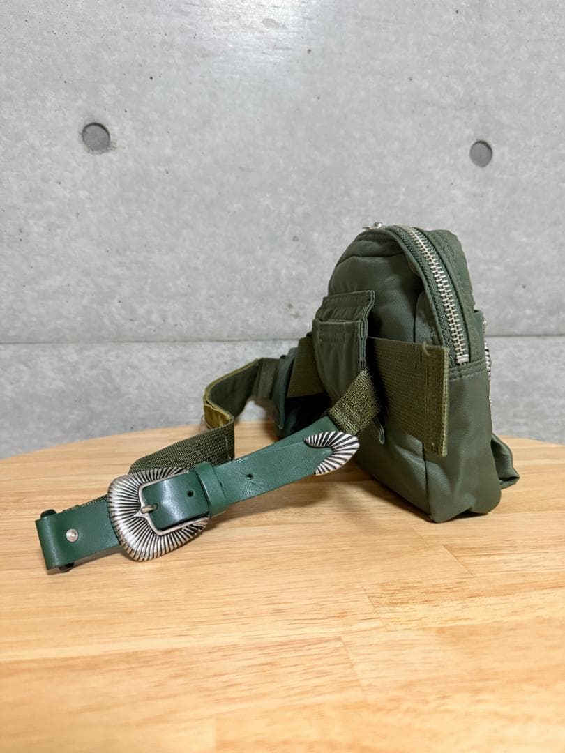 TOGA ARCHIVES × PORTER コラボ ベルトバック グリーン