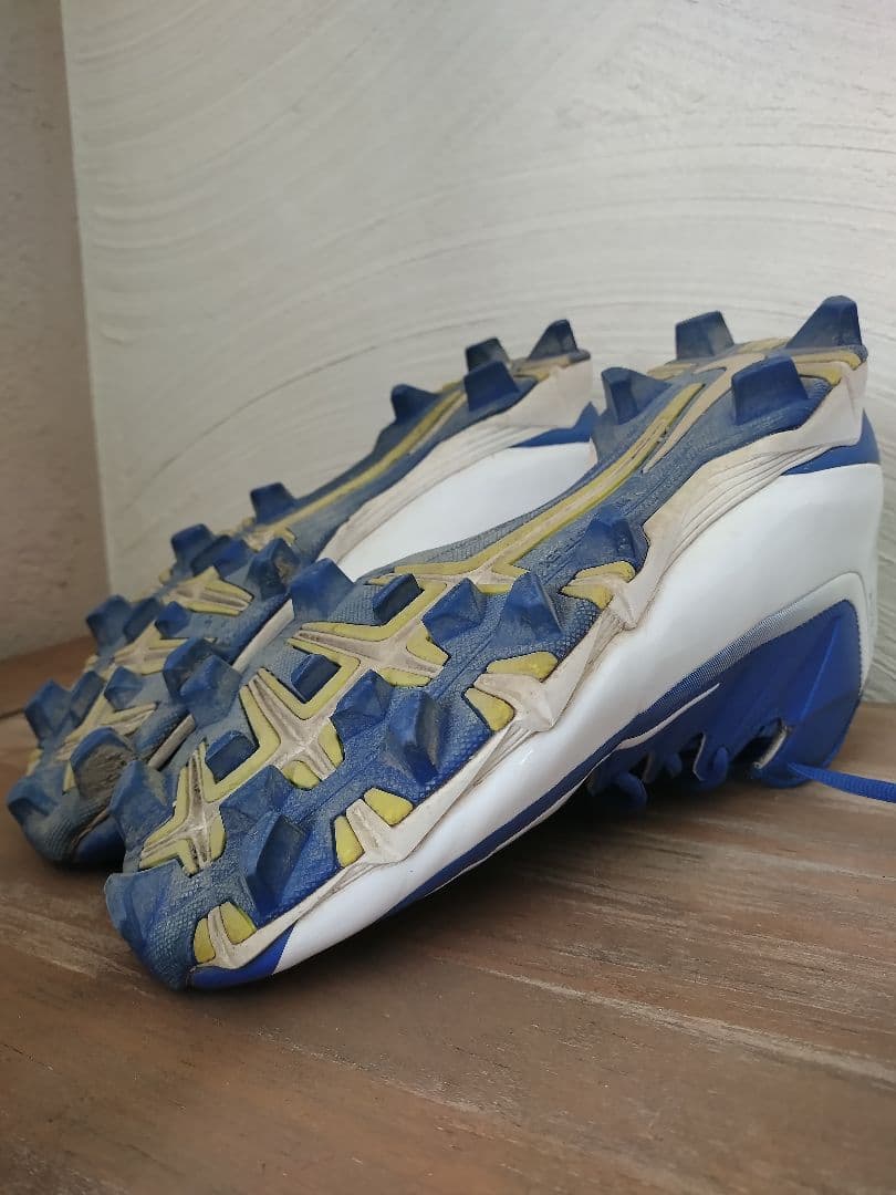 Nike野球スパイク GSG 青白 手袋 リストバンド　３点セット