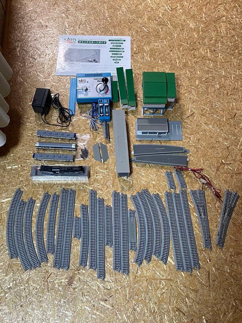 Nゲージ KATOレールセット C57-180機関車つき　本日までお値下げ中