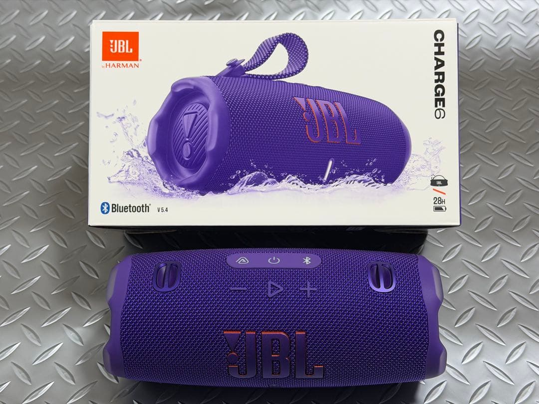 【動作確認のみ】JBL CHARGE6 Bluetoothスピーカー パープル