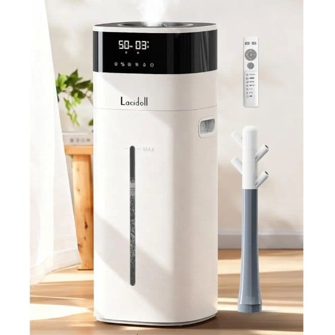 加湿器 大容量 20L大型 静音稼働 アロマ タワー型 超音波式 上から給水