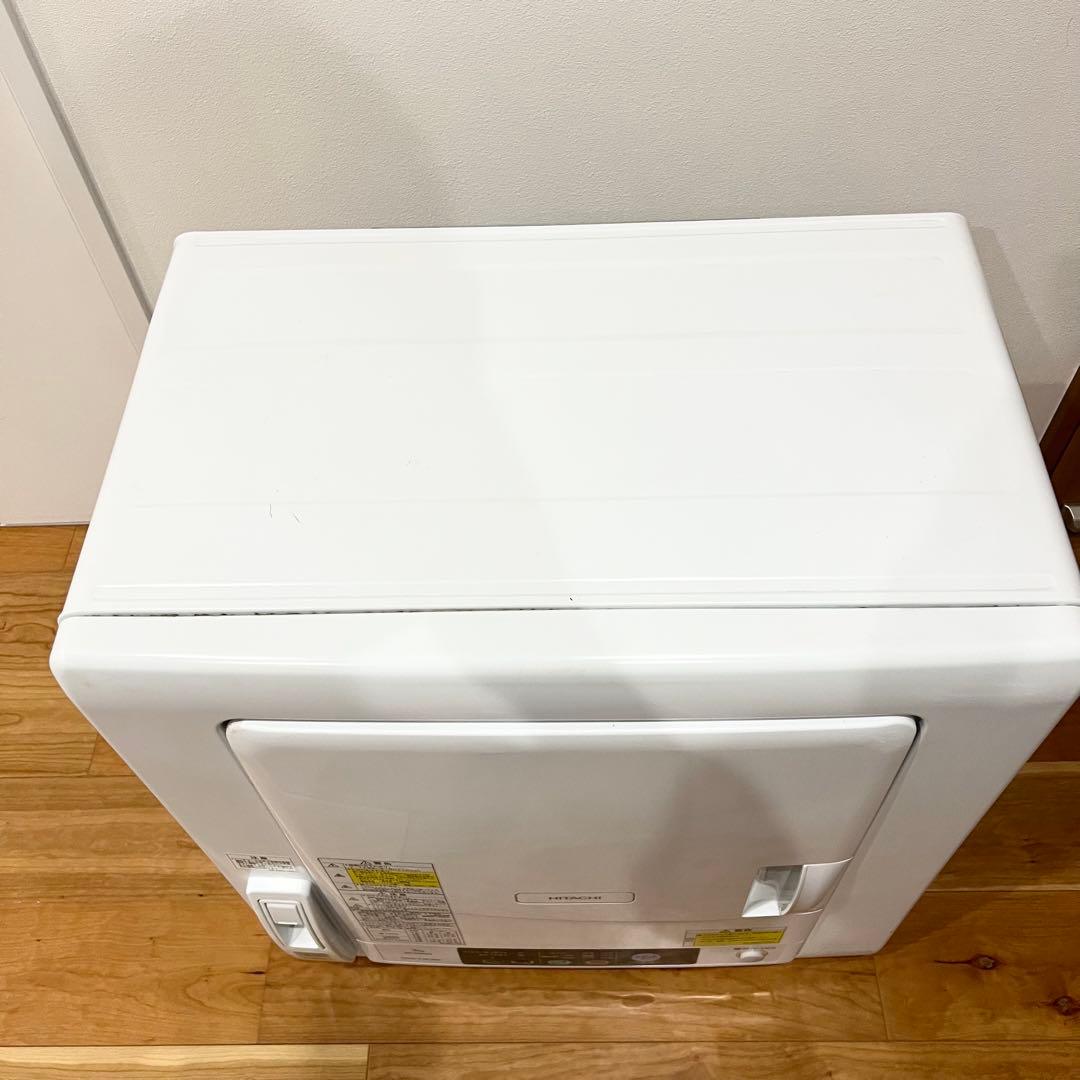 電気衣類乾燥機 5.0kg HITACHI DE-N50WV(W) 2019年製