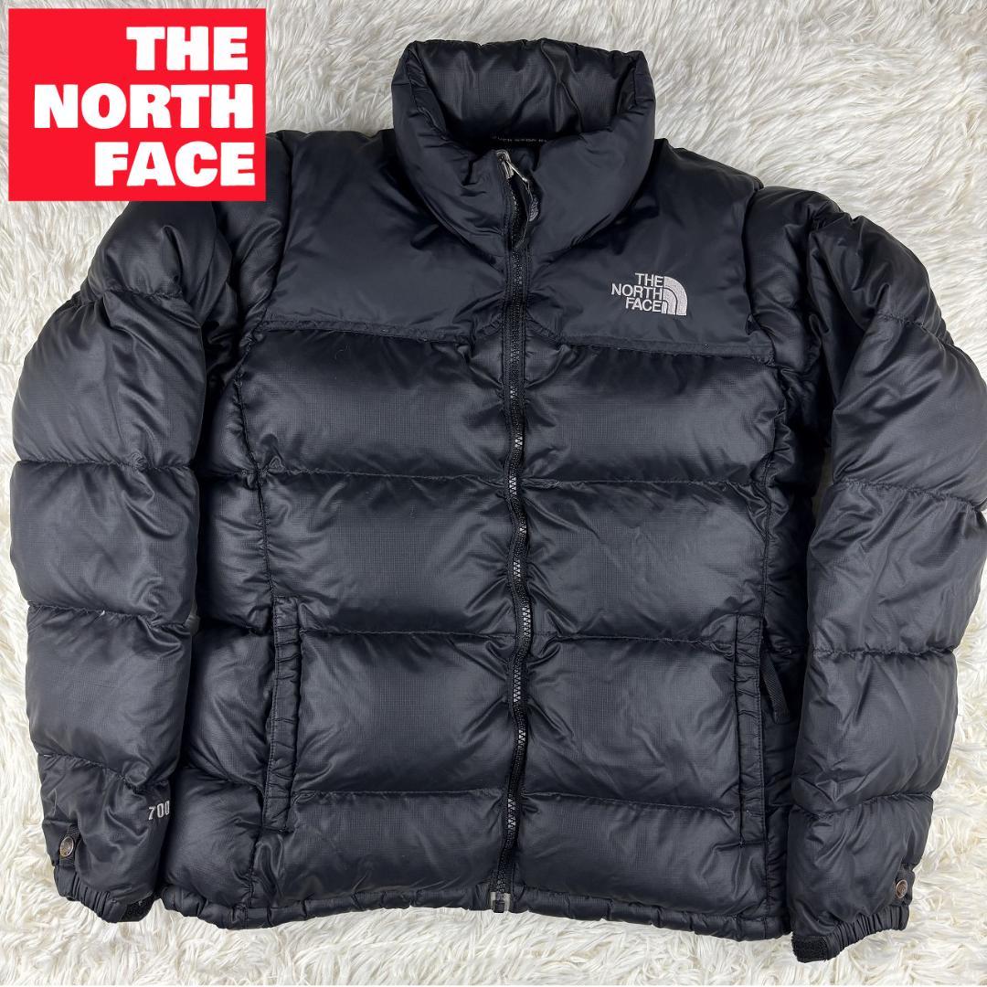 ノースフェイス ダウンジャケット ブラック レディース S 700フィル