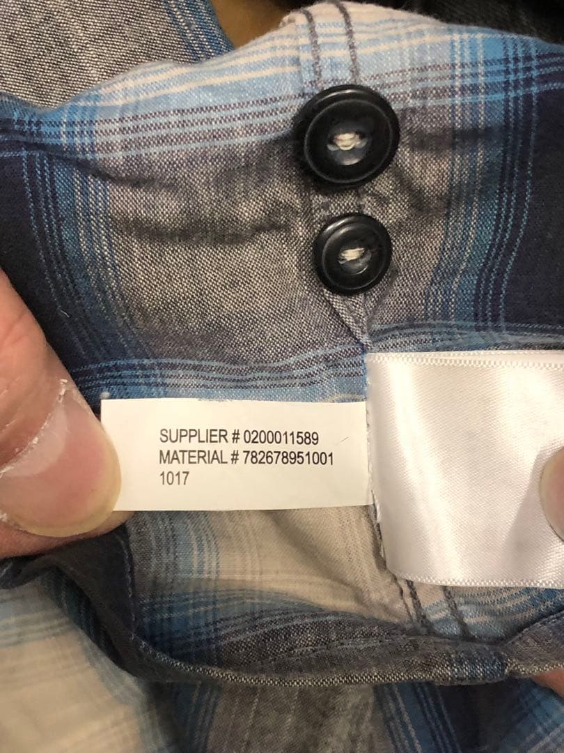 DOUBLERL RRL オンブレ　シャツ　ジョニーデップ着　リーバイス