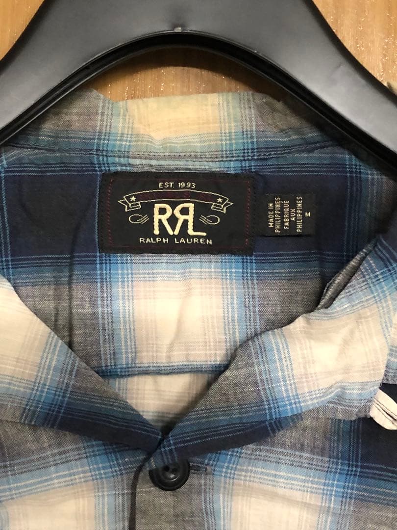 DOUBLERL RRL オンブレ　シャツ　ジョニーデップ着　リーバイス