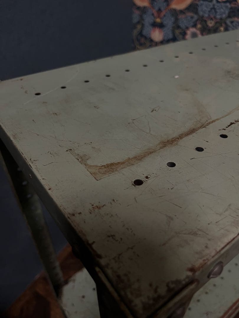 ltm＊薄緑 鉄製 棚 ラック インテリア アンティーク ビンテージ