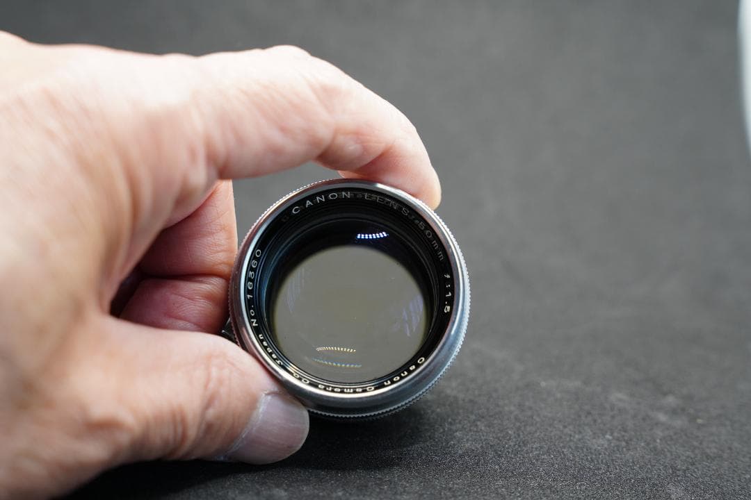 キヤノン50mmf１.5　L39　OH済み