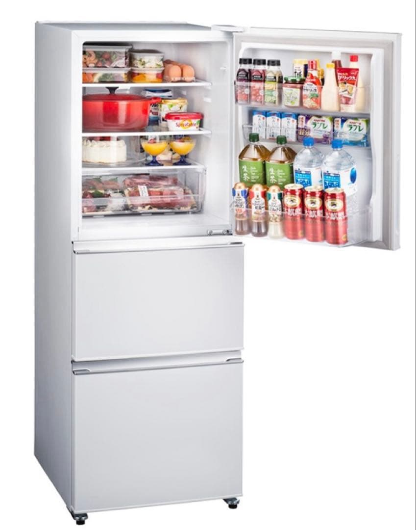 【美品】送料無料 ハイセンス3ドア冷凍冷蔵庫 HR-D2801W 2021年製