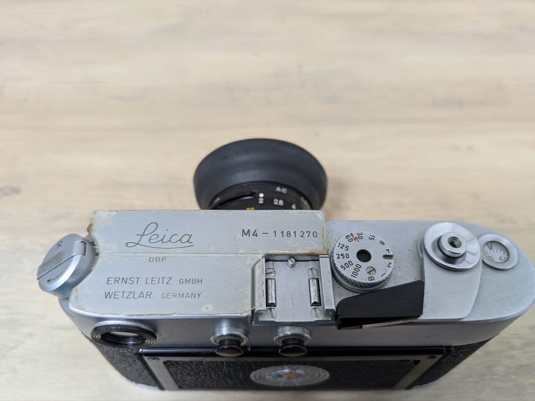 【カメラ】Leica M4 ボディ（ジャンク品・シャッター幕外れ）