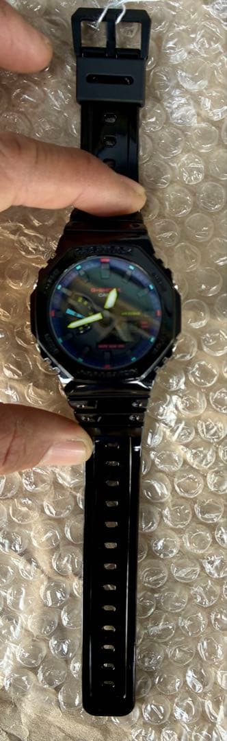 新品未使用　G-SHOCK CASIO GA-2100RGB-1A腕時計　逆輸入