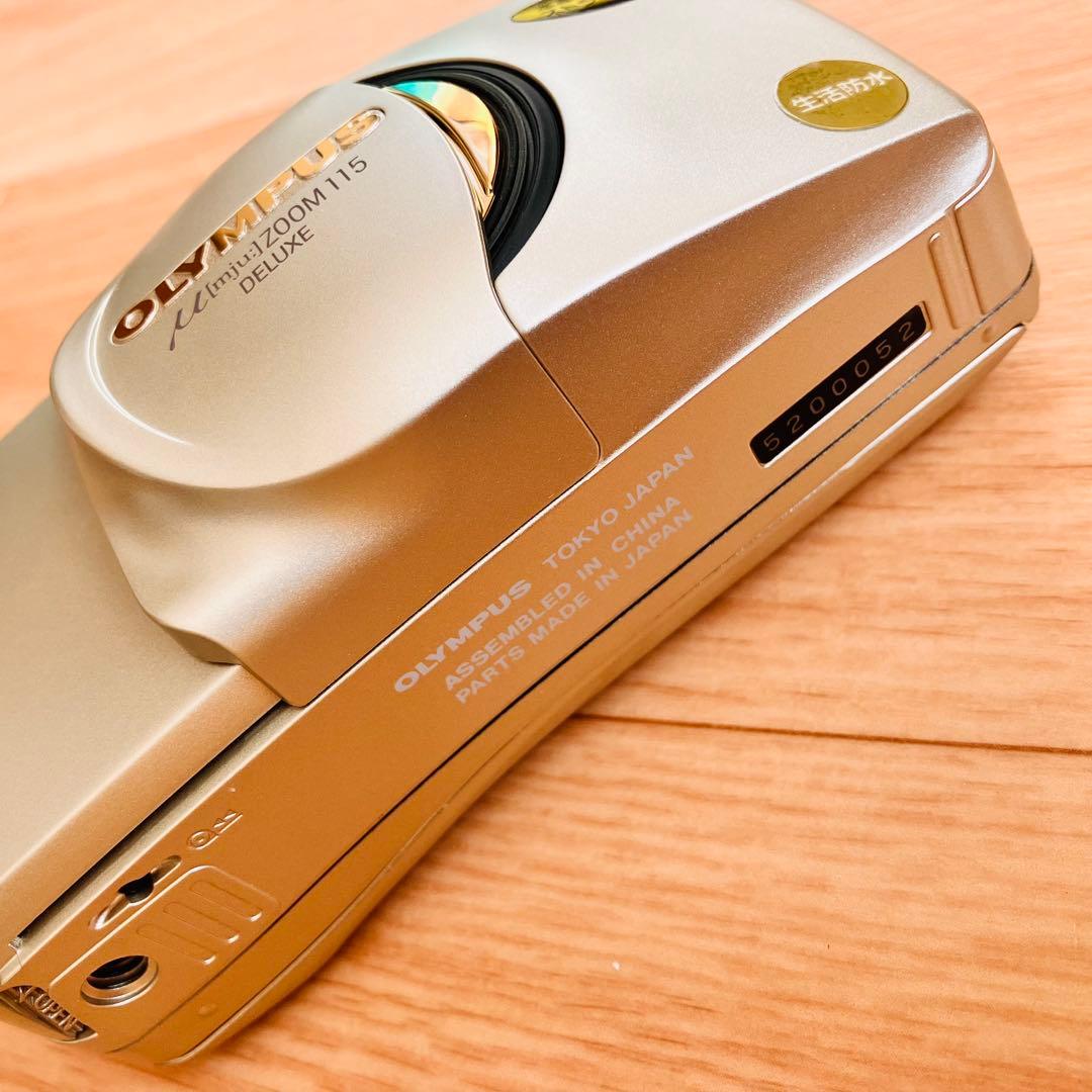 未使用　箱付　OLYMPUS mju ZOOM 115 DELUXE 付属品付