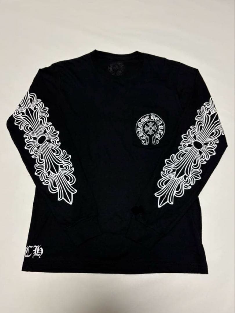 クロムハーツロンT 黒 XL