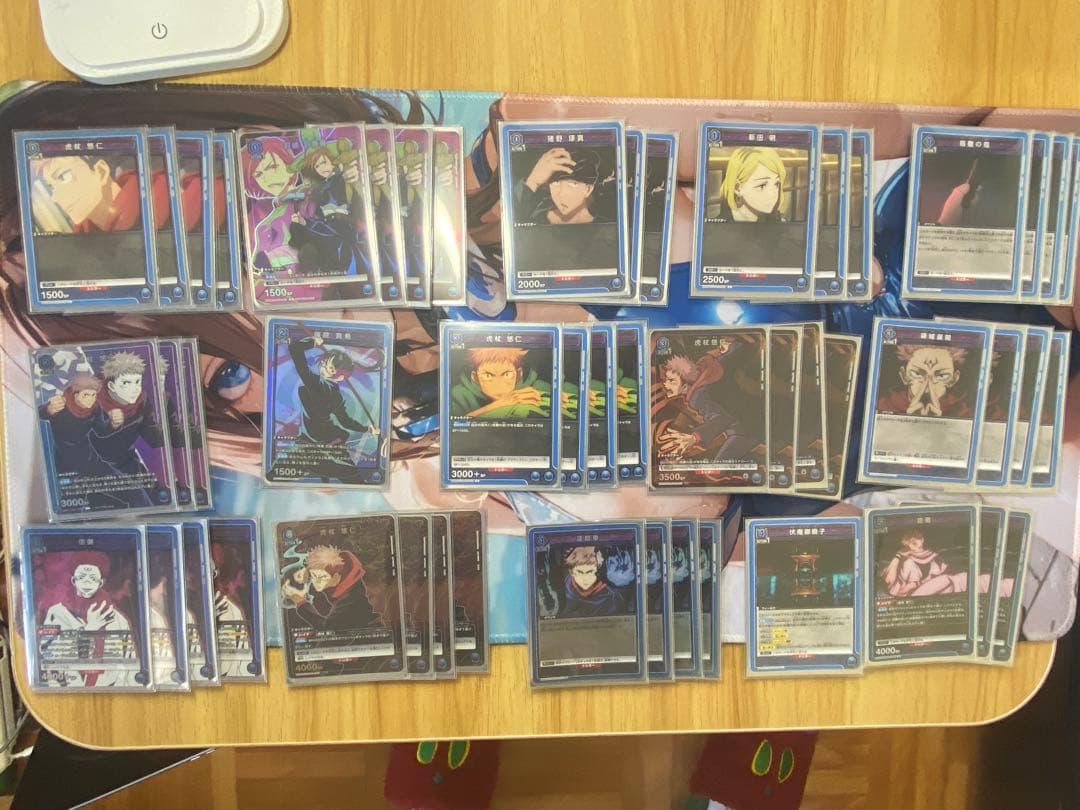 微ハイレート　ユニアリ　呪術廻戦　虎杖宿儺　デッキ(調整パーツ青カード付き)