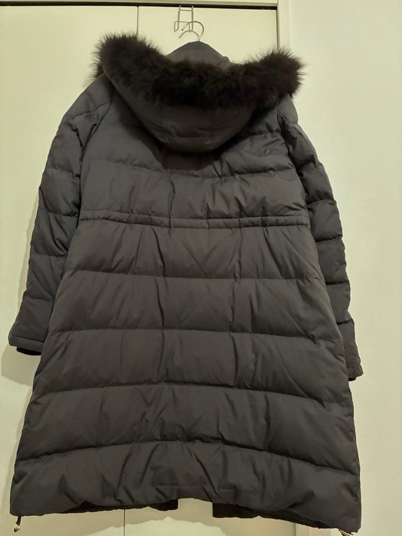 IENA FRENCH DOWN ダークグレー ロングダウンジャケット