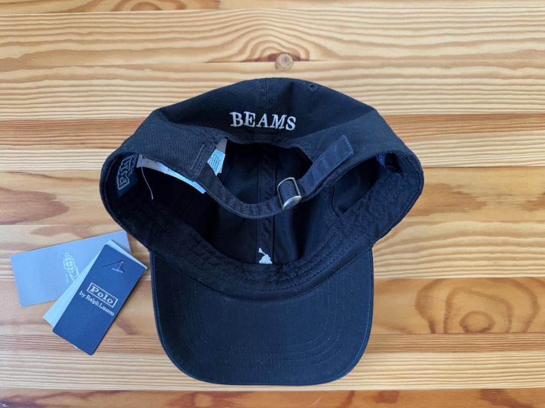 E*G様 POLO RALPH LAUREN BEAMS キャップ 黒 2025