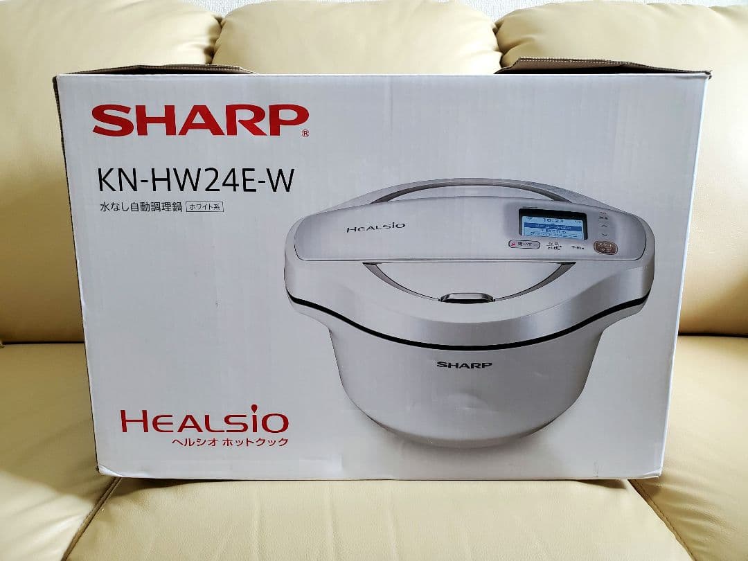 【美品】SHARP KN-HW24E-W 自動圧力調理鍋
