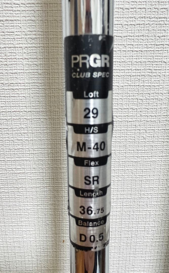 格安 訳あり プロギア RS 2018アイアンセット6〜9.P