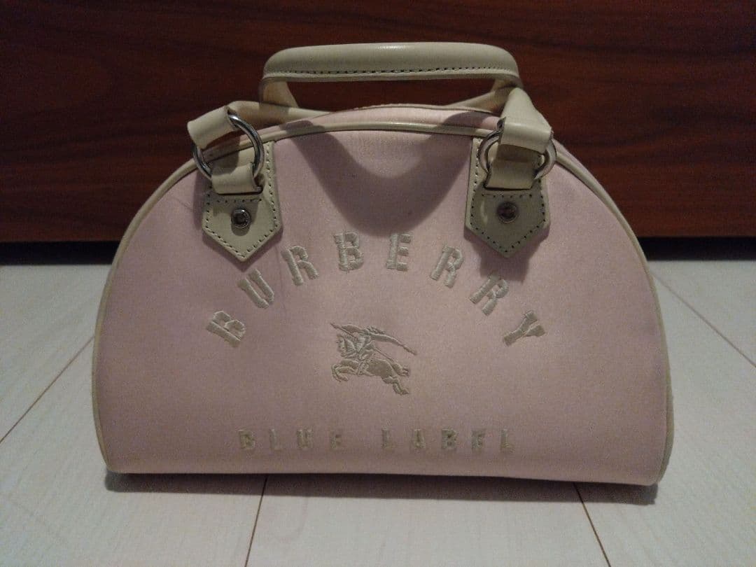 BURBERRY ピンク ハンドバッグ