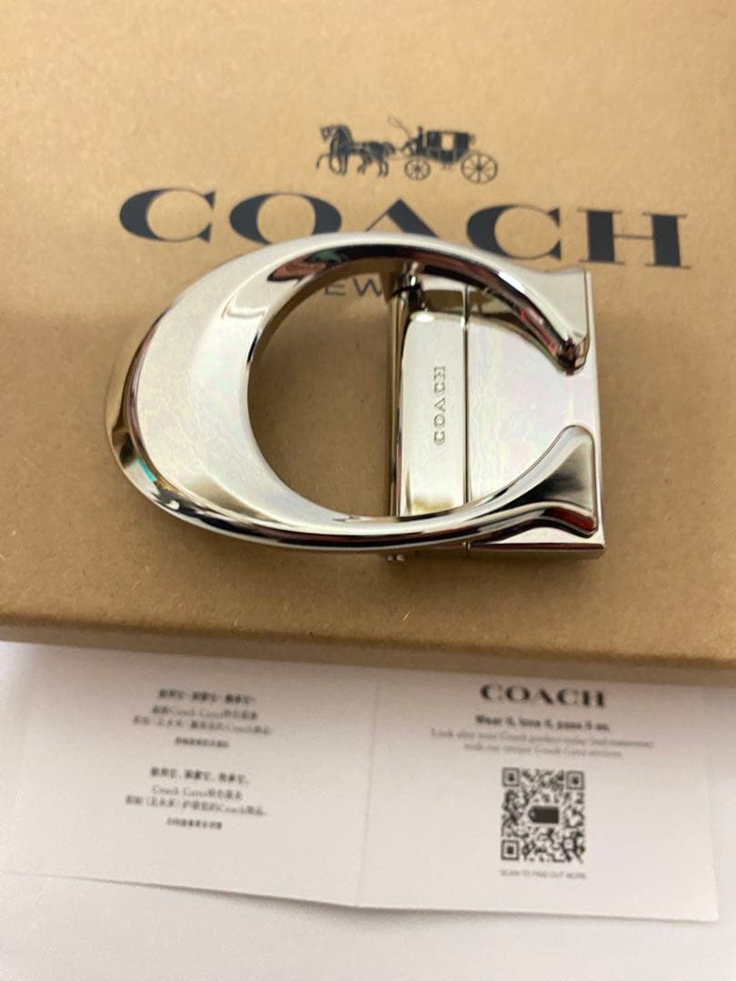 COACH コーチ　メンズベルトギフト箱付き