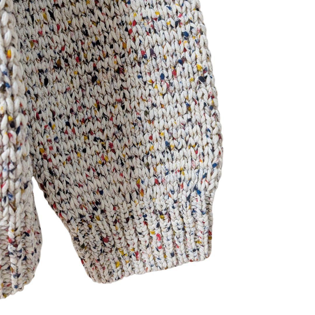 美品トゥモローランド ポルカドットクルーネックニット コットン L