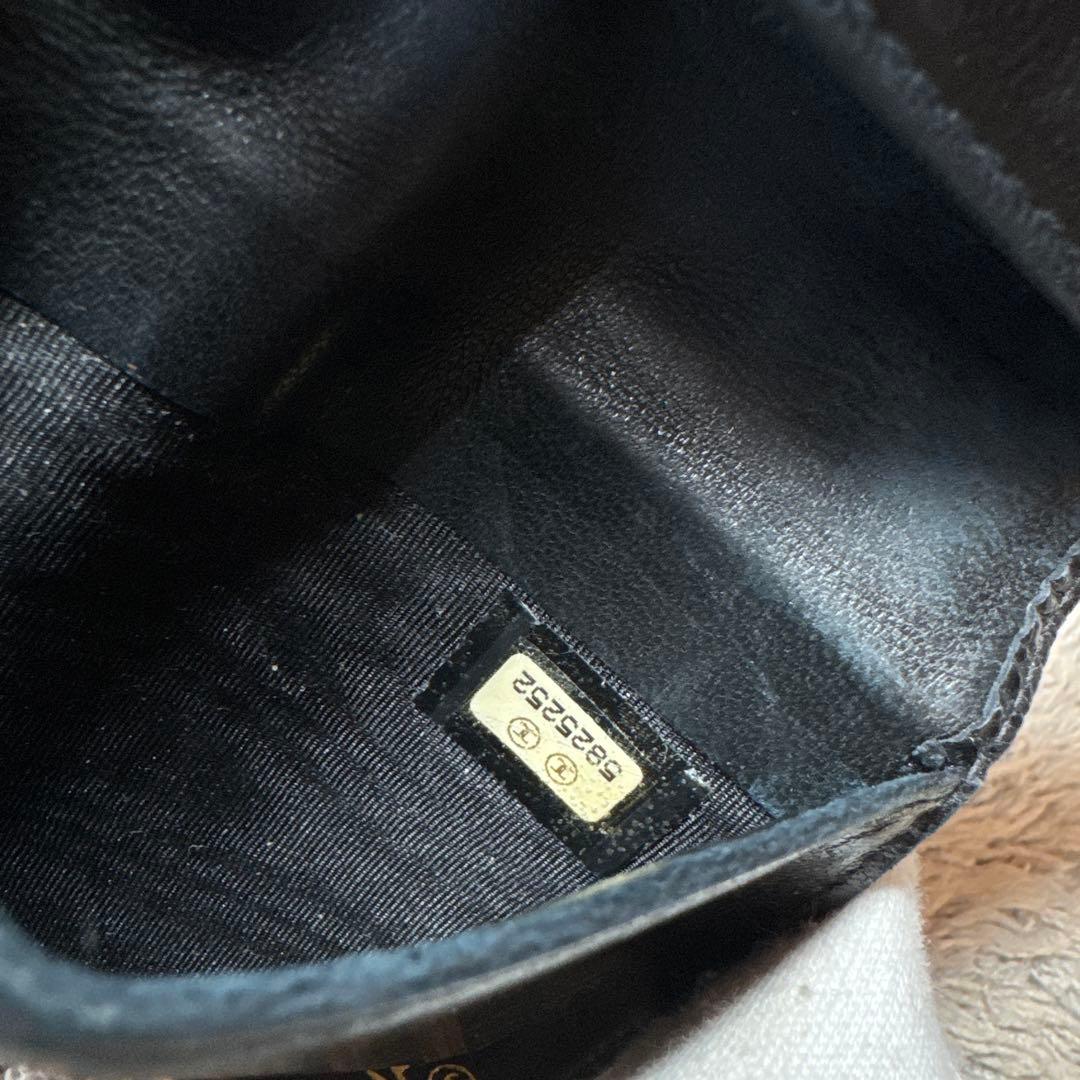 CHANEL シャネル 名刺入れ カードケース ココマーク キャビアスキン