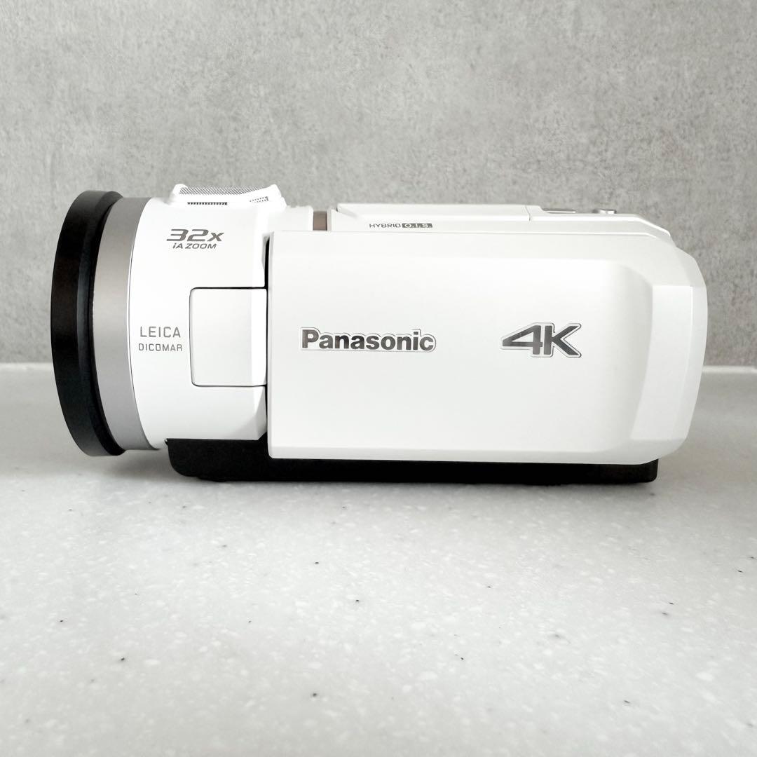 【極美品】パナソニック HC-VX1M ホワイト デジタル 4Kビデオカメラ