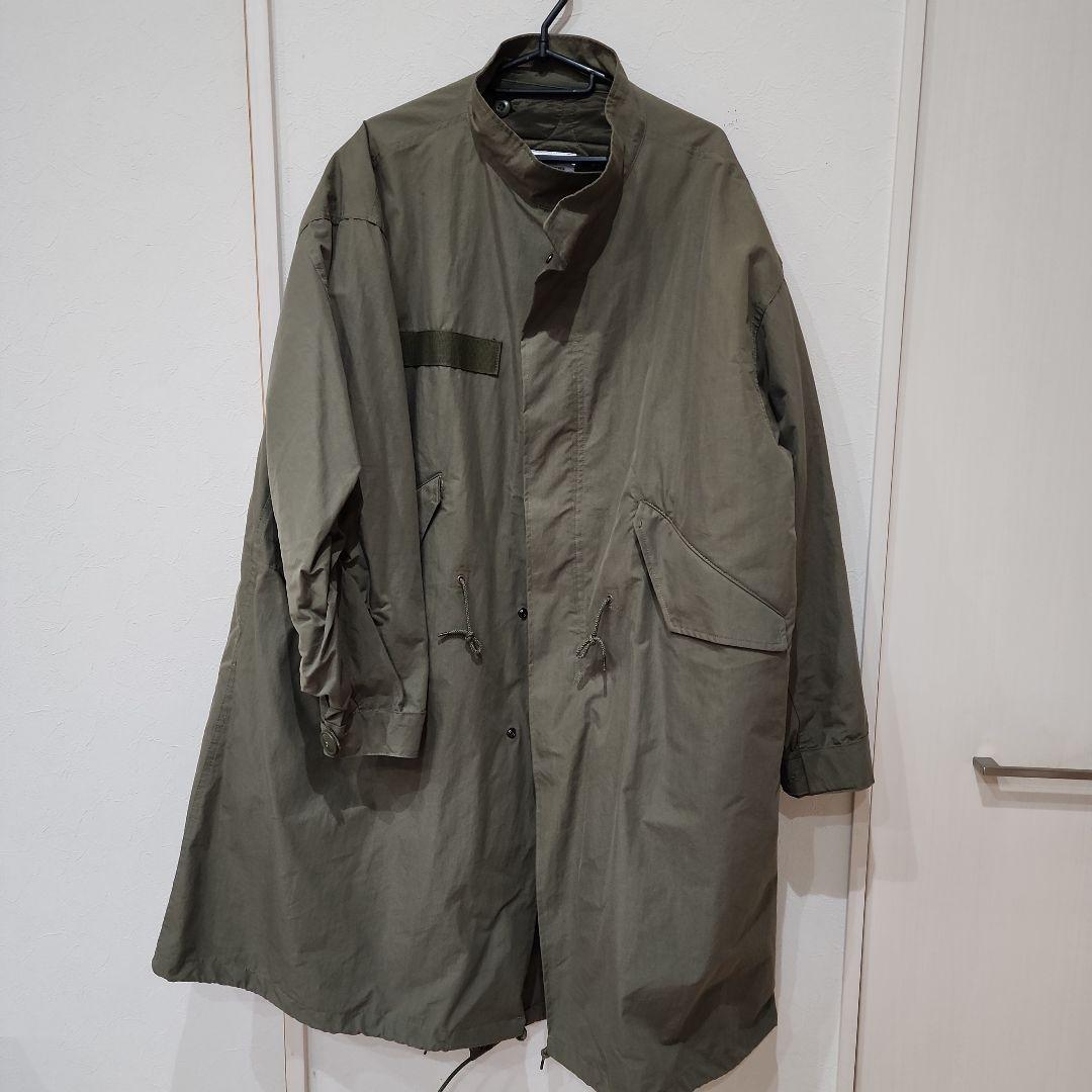 モッズコート オリーブ色 キルティング内装