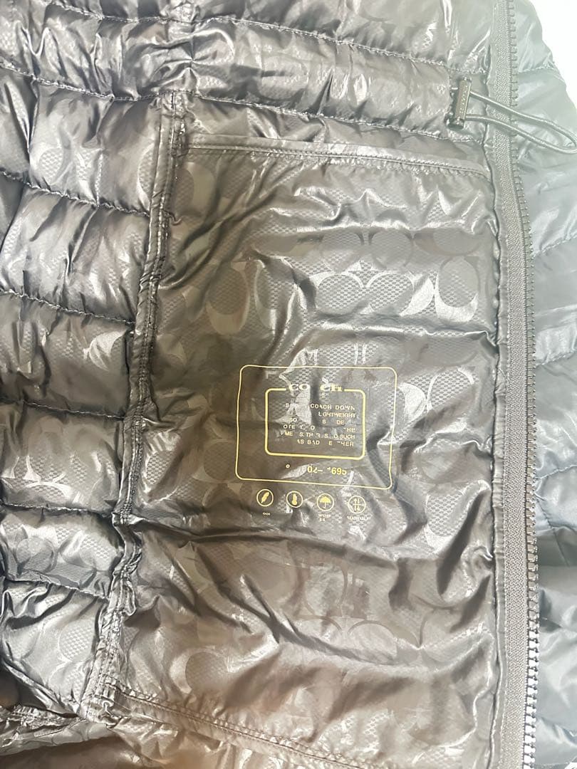 COACH ロングダウンジャケット フード付き　週末セール❗️
