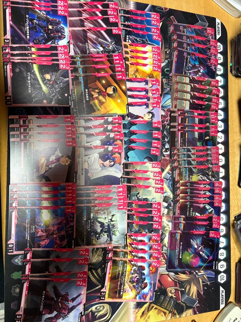 ガンダムカードゲーム　2弾　R以下4コン　全色