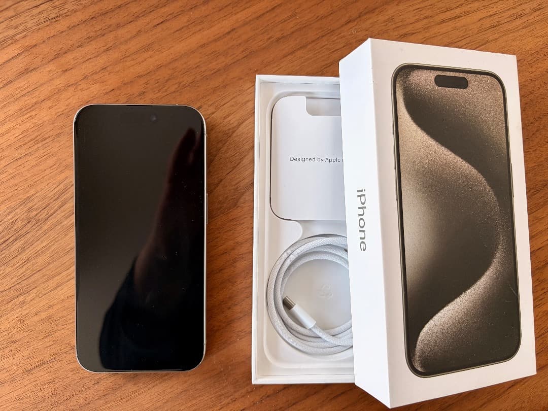 値下！ iPhone 15 Pro 128GB ナチュラルチタニウム