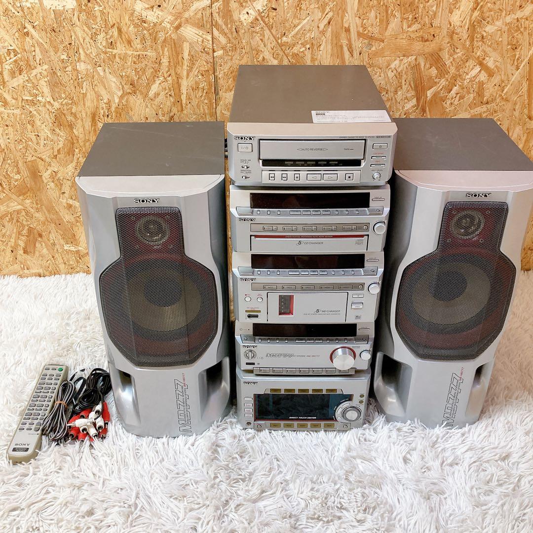 SONY システムコンボ　md777 リモコン付き