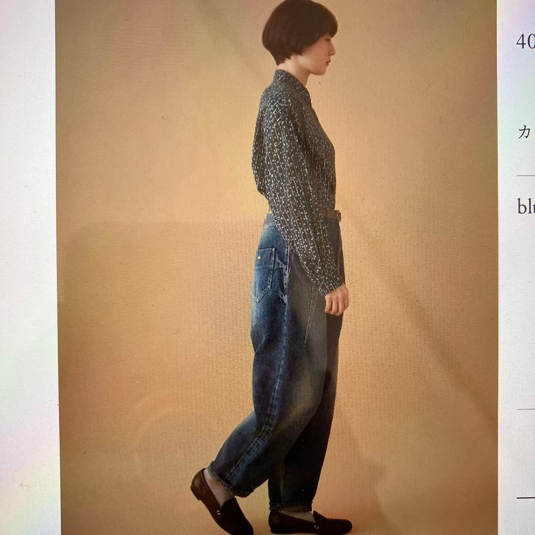 ミナペルホネン　always テーバードデニム　38 新品未使用