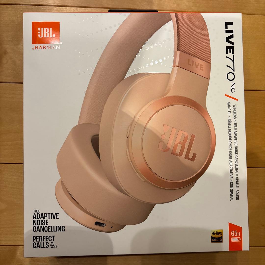 JBL LIVE770NC ワイヤレスヘッドホン サンドストーン