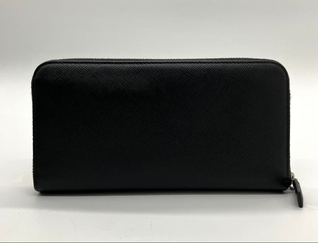 ⭐️ 美品 プラダ サフィアーノ トライアングル ラウンドファスナー 長財布