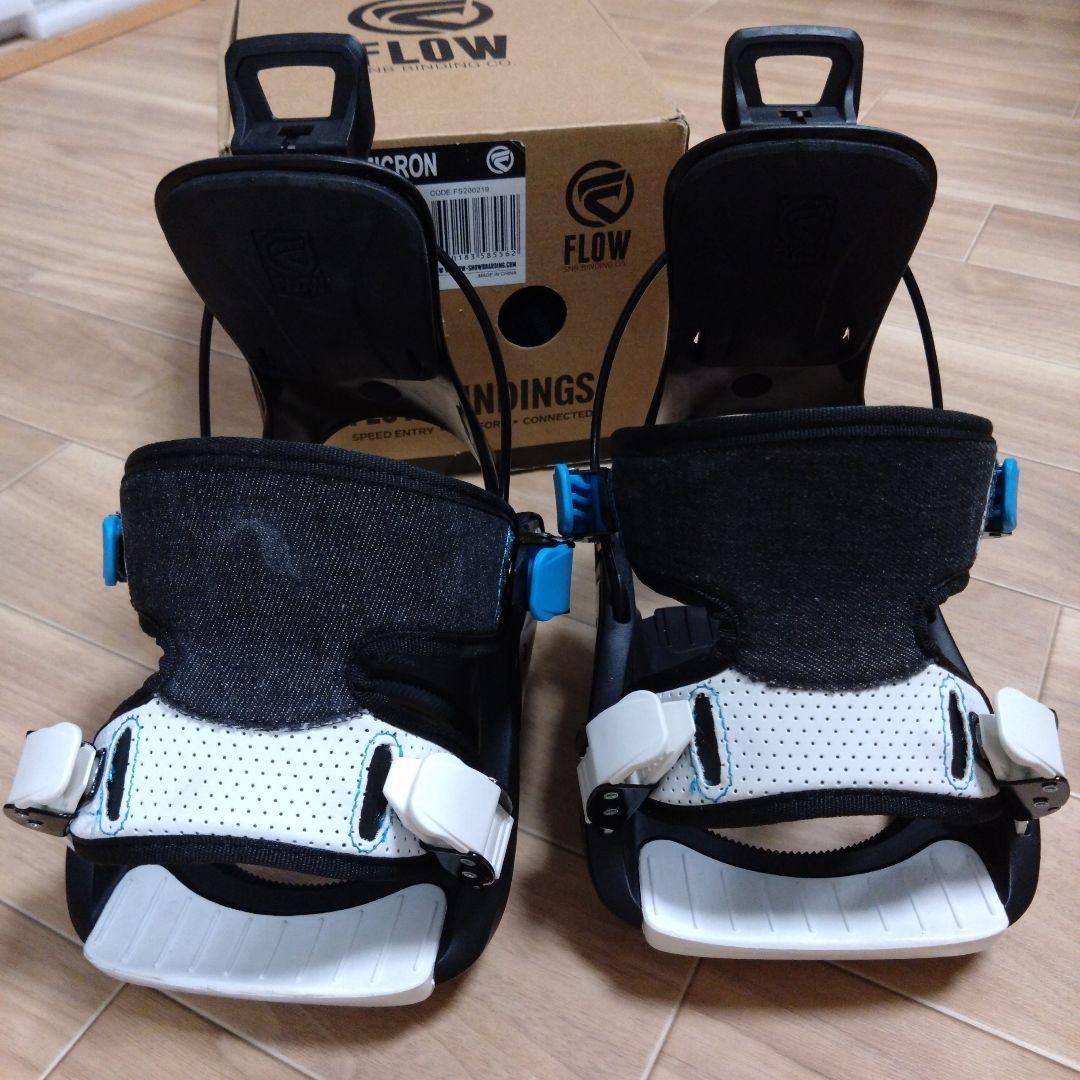 17cm〜19.5cm Flow Micron キッズXSビンディング ブラック