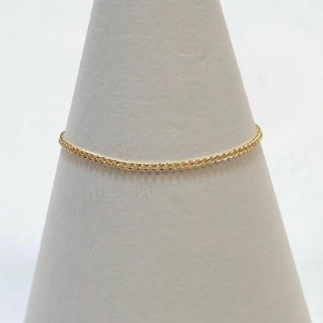 yelie 　2号、7号、10号K18 喜平 チェーンリング 18金